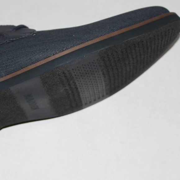 STEVE MADDEN NAVY MIXED MEDIA CHUKKA BOOT main image 4